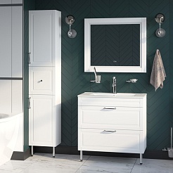 Iddis Тумба с раковиной Oxford 80 белая – фотография-9